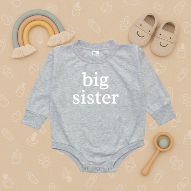 Big Sister Bubble Romper