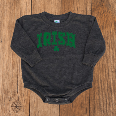 Green Irish Bubble Romper