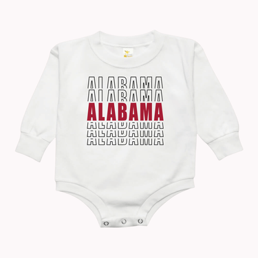 Alabama Collegiate Bubble Romper