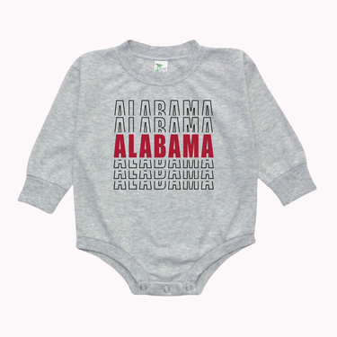 Alabama Collegiate Bubble Romper