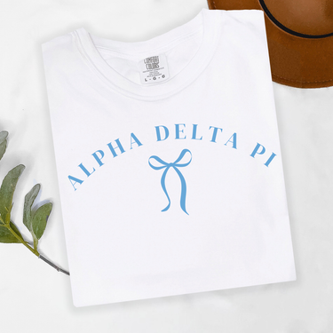 Alpha Delta Pi Blue Bow T-Shirt