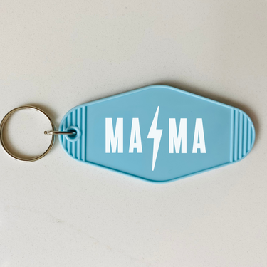 Lightning Mama Motel Keychain with Tassel