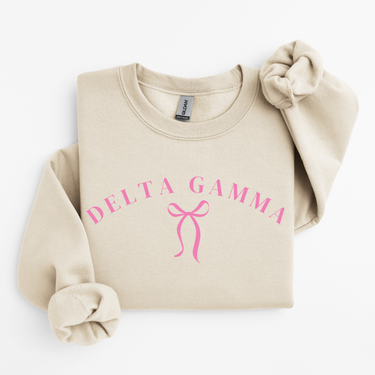Delta Gamma Pink Ribbon Sweater