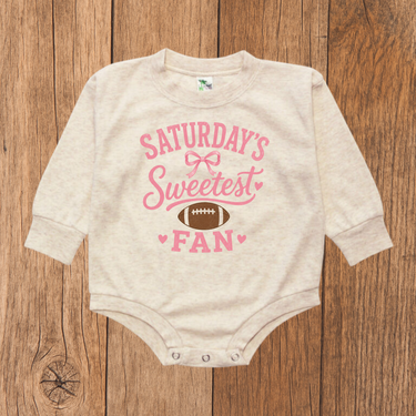Saturday's Sweetest Fan Bubble Romper