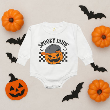 Spooky Dude Bubble Romper
