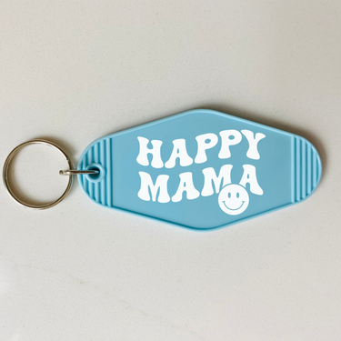 Happy Mama Motel Keychain with Tassel