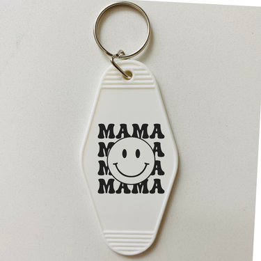 Llavero Mama Smiley Face Motel