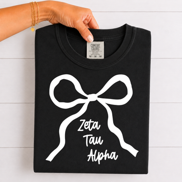 Zeta Tau Alpha Bow T-Shirt