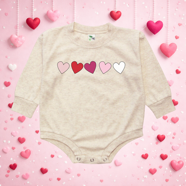 Mini Hearts Bubble Romper