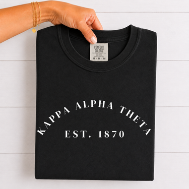 Kappa Alpha Theta White Established T-Shirt