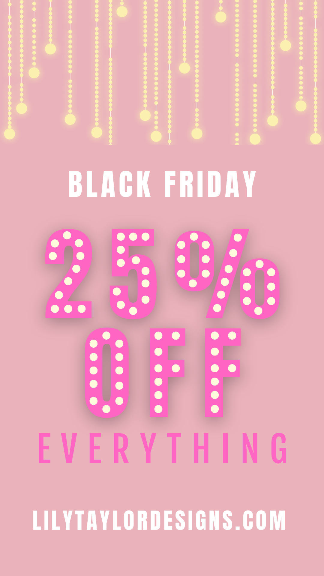 Black Friday Deal at Lily Taylor Designs 25% Off Sitewide