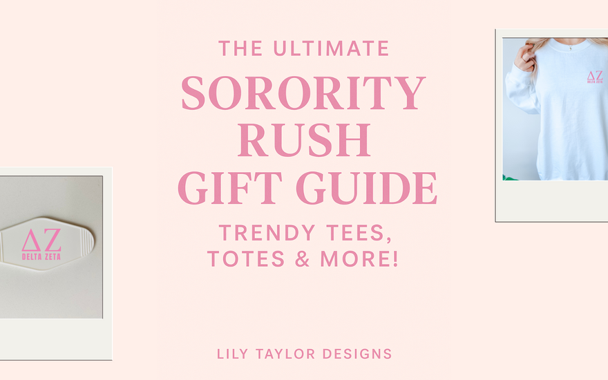 The Ultimate Sorority Rush Gift Guide: Trendy Tees, Totes & More!