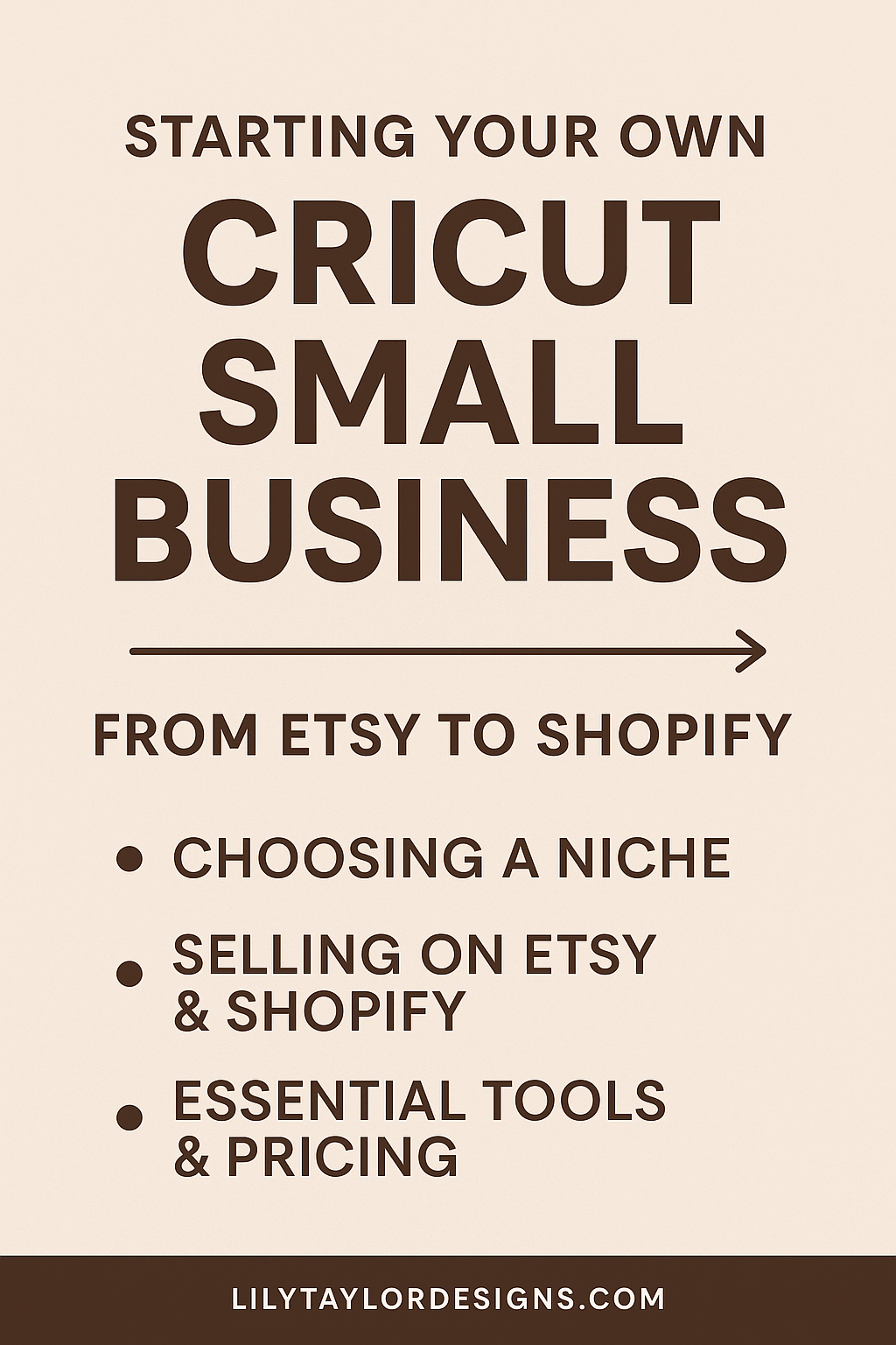 Starting Your Own Cricut Small Business: Etsy vs. Shopify (Gear, Pricing, & My Exact Workflow)