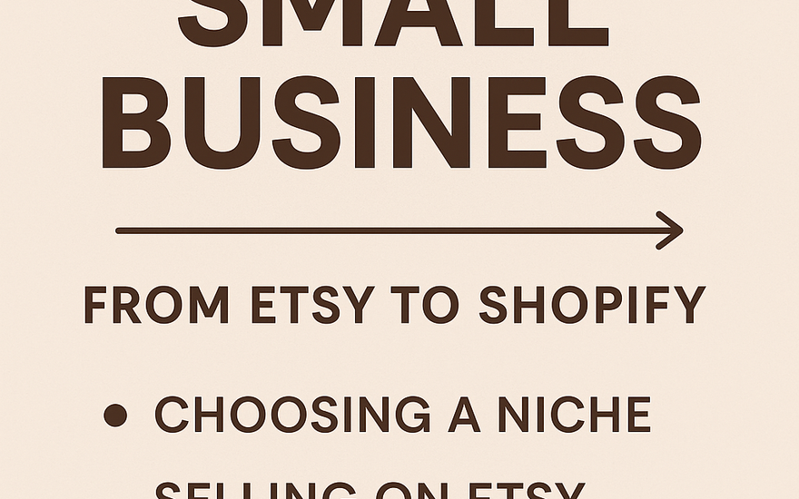 Starting Your Own Cricut Small Business: Etsy vs. Shopify (Gear, Pricing, & My Exact Workflow)