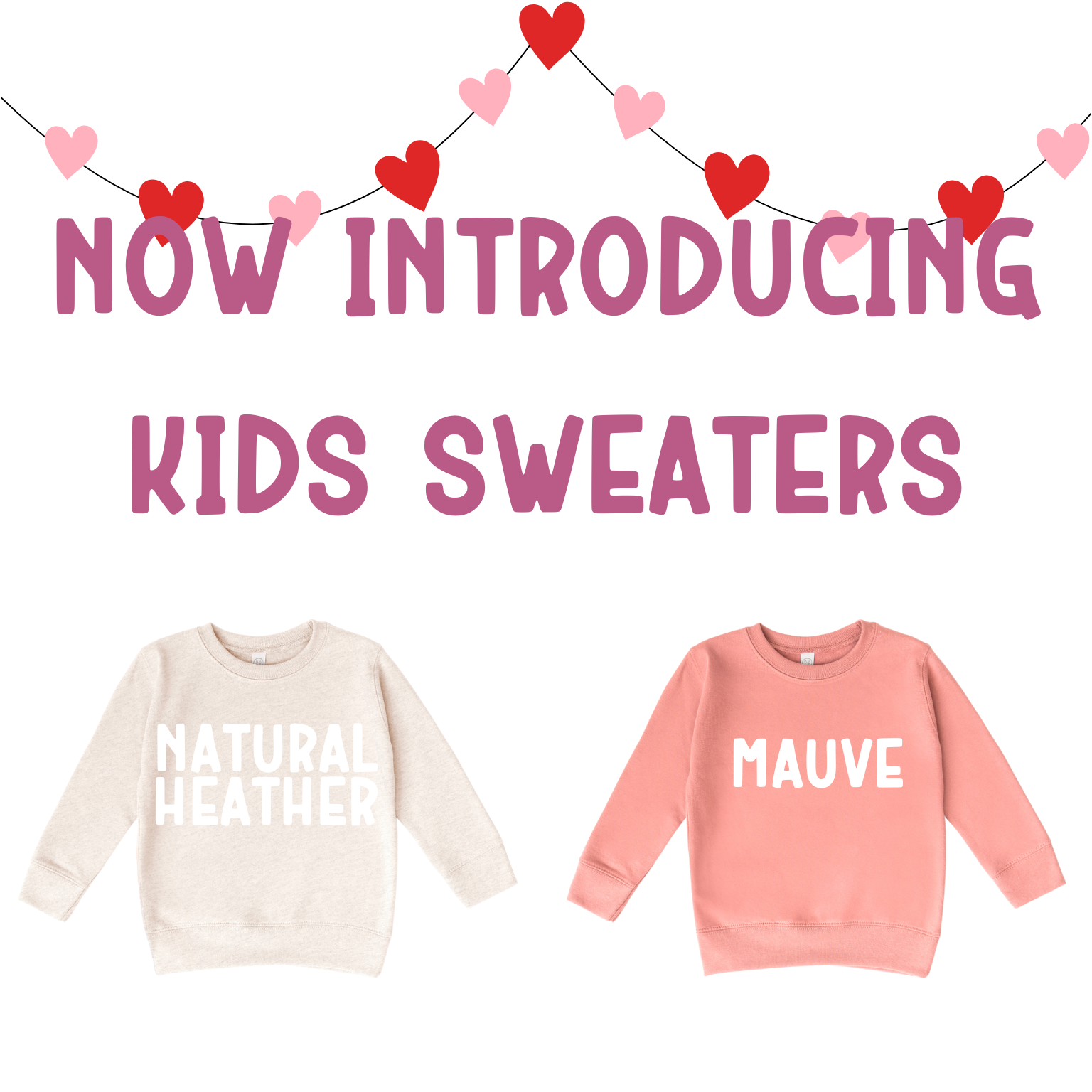 Love is in the Air: Cozy Up in Our New Valentine's Day Sweaters!