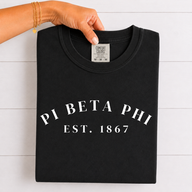 Pi Beta Phi White Established T-Shirt