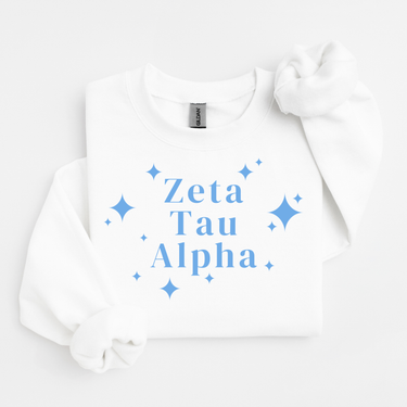 Zeta Tau Alpha Blue Stars Sweater