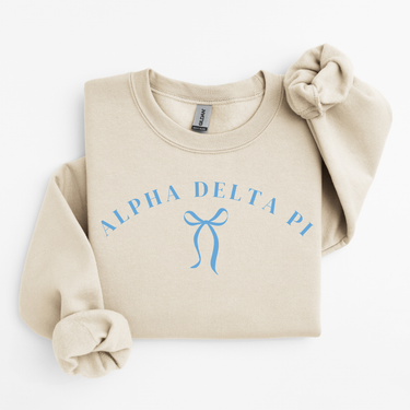 Alpha Delta Pi Blue Bow Sweater