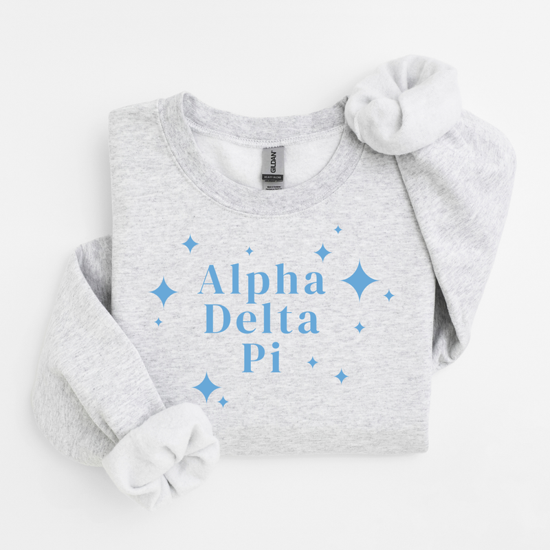 Alpha Delta Pi Blue Stars Sweater