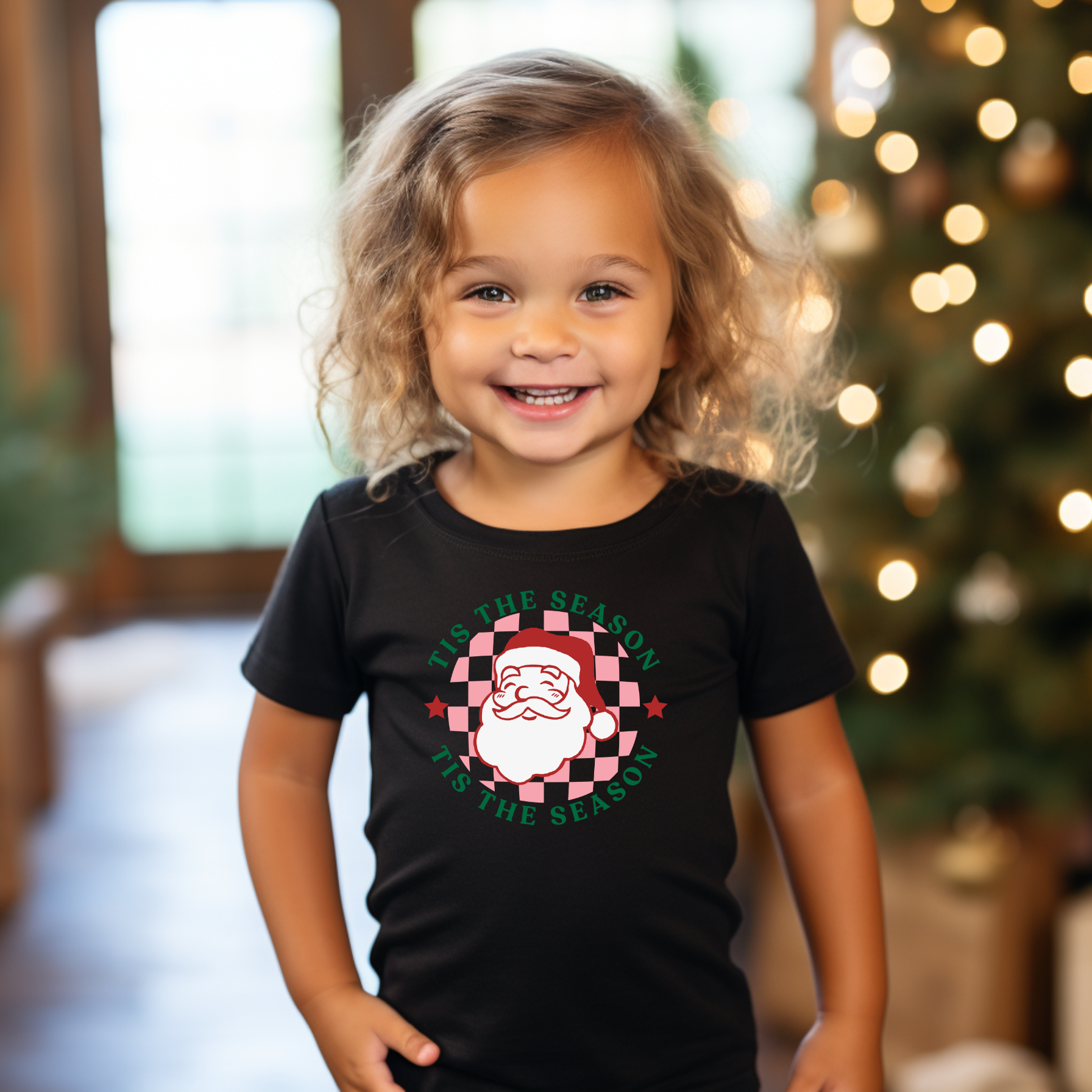 Santa Tis the Season Toddler T-Shirt