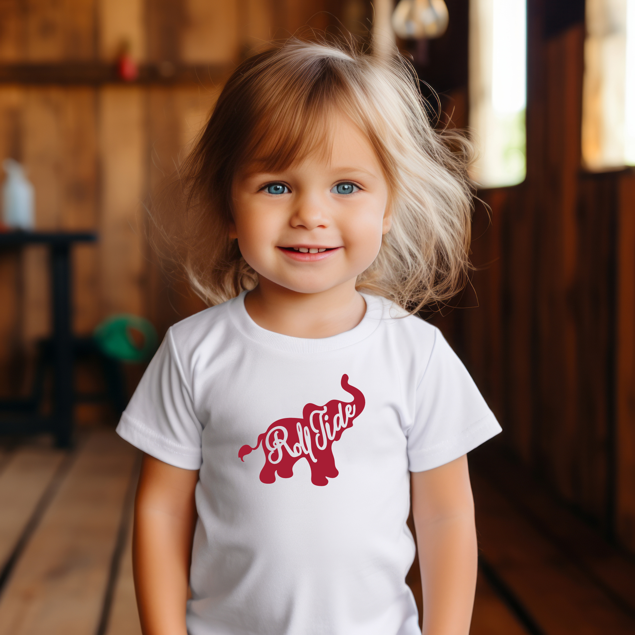 Roll Tide Elephant Toddler T-Shirt