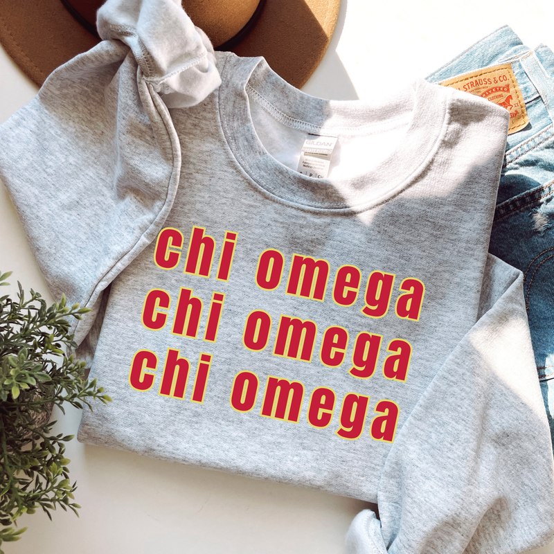 Triple Chi Omega Sweater