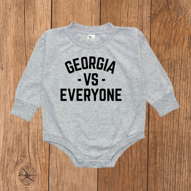 Georgia vs Everyone Bubble Romper