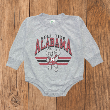 Retro Alabama Roll Tide Bubble Romper