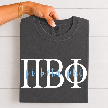 Pi Beta Phi Classic Letters T-Shirt