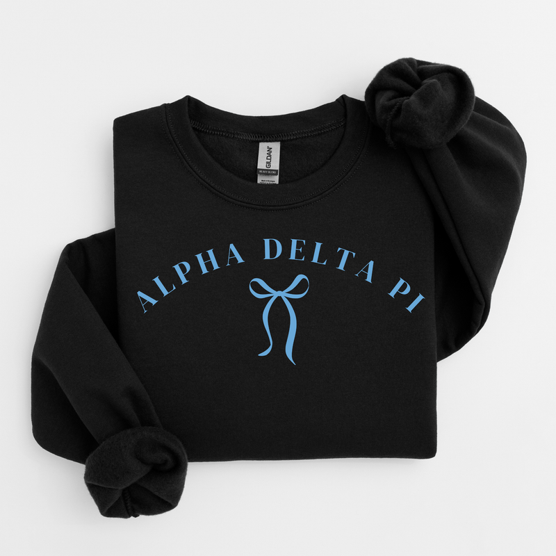 Alpha Delta Pi Blue Bow Sweater