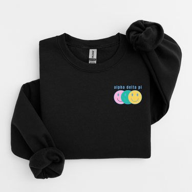Alpha Delta Pi Smiley Face Sweater