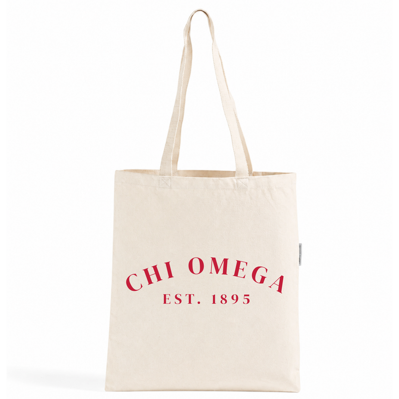 Chi Omega Established Tote Bag