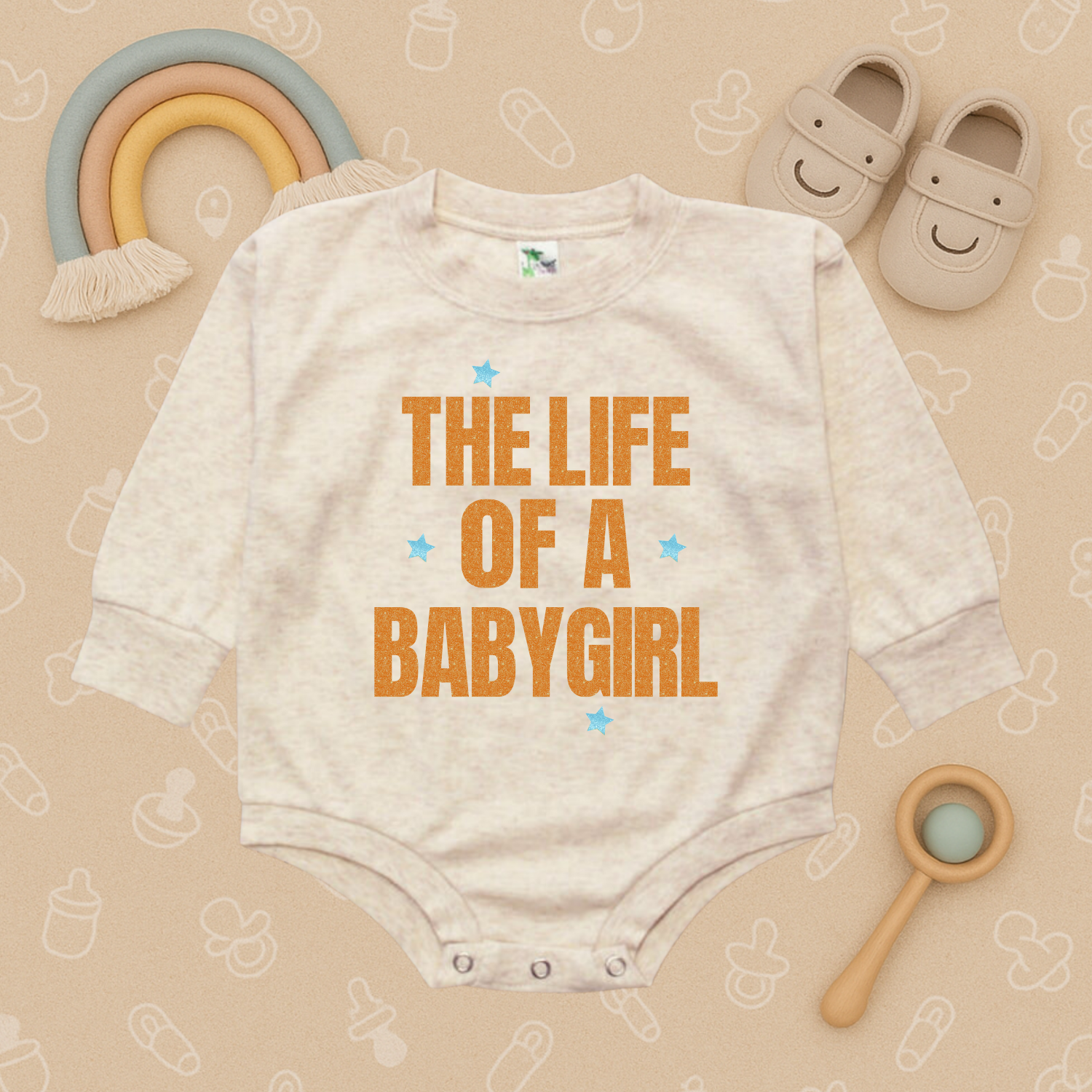 The Life of a Babygirl Bubble Romper