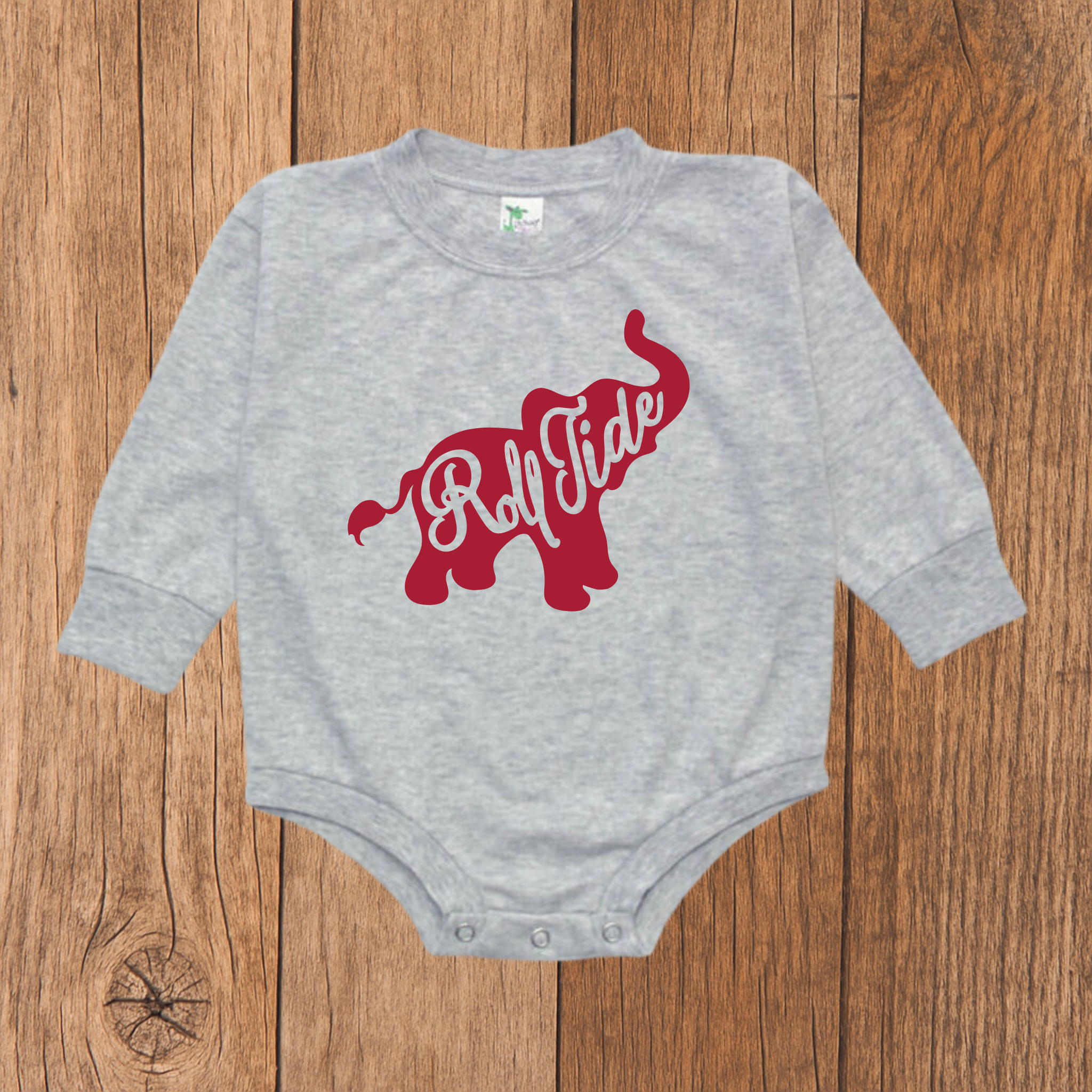 Roll Tide Elephant Bubble Romper
