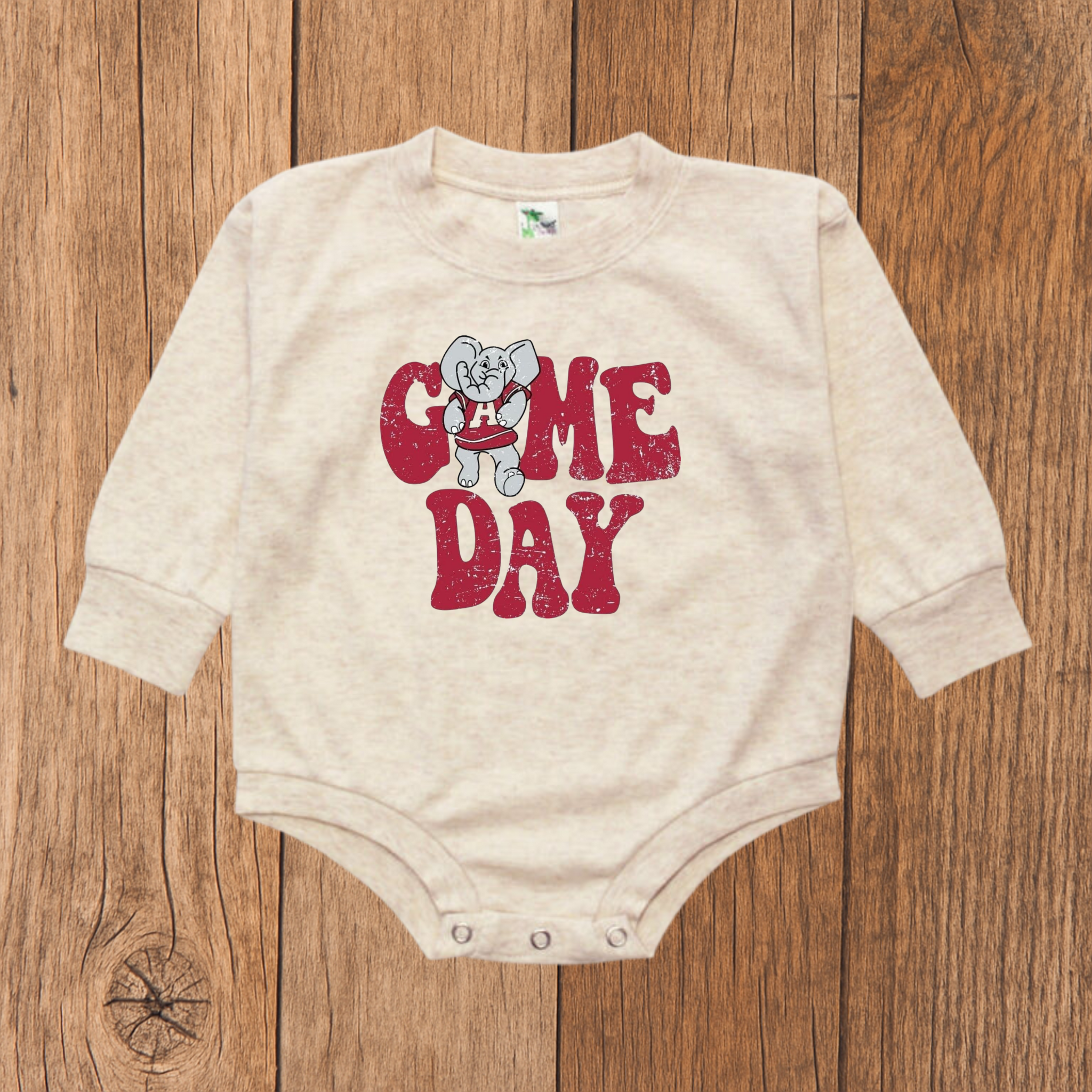 Game Day Alabama Bubble Romper
