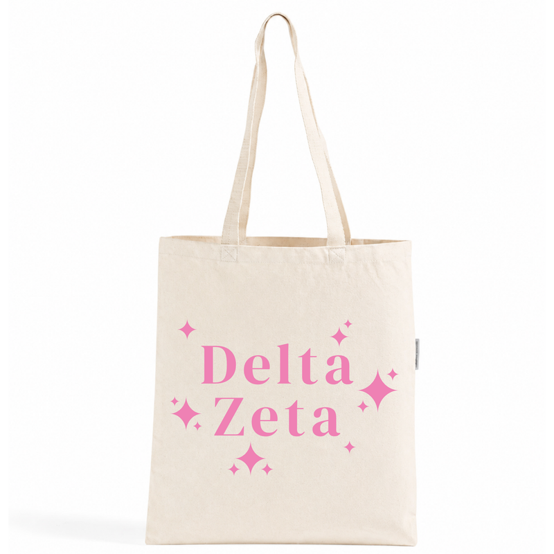 Delta Zeta Stars Tote Bag