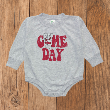 Game Day Alabama Bubble Romper