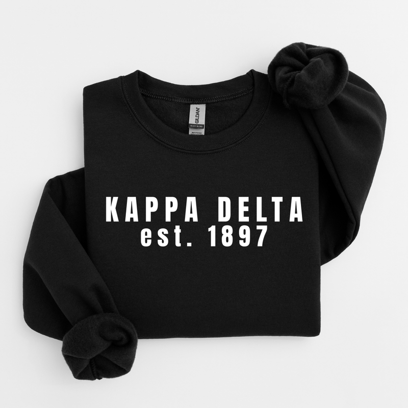Kappa Delta White Collegiate Sweater