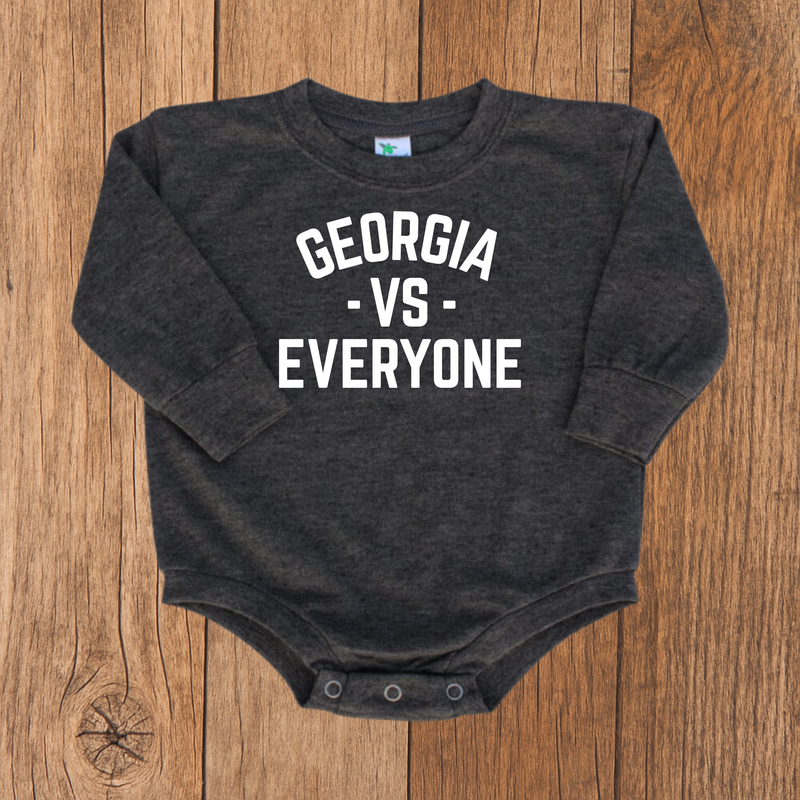 Georgia vs Everyone Bubble Romper