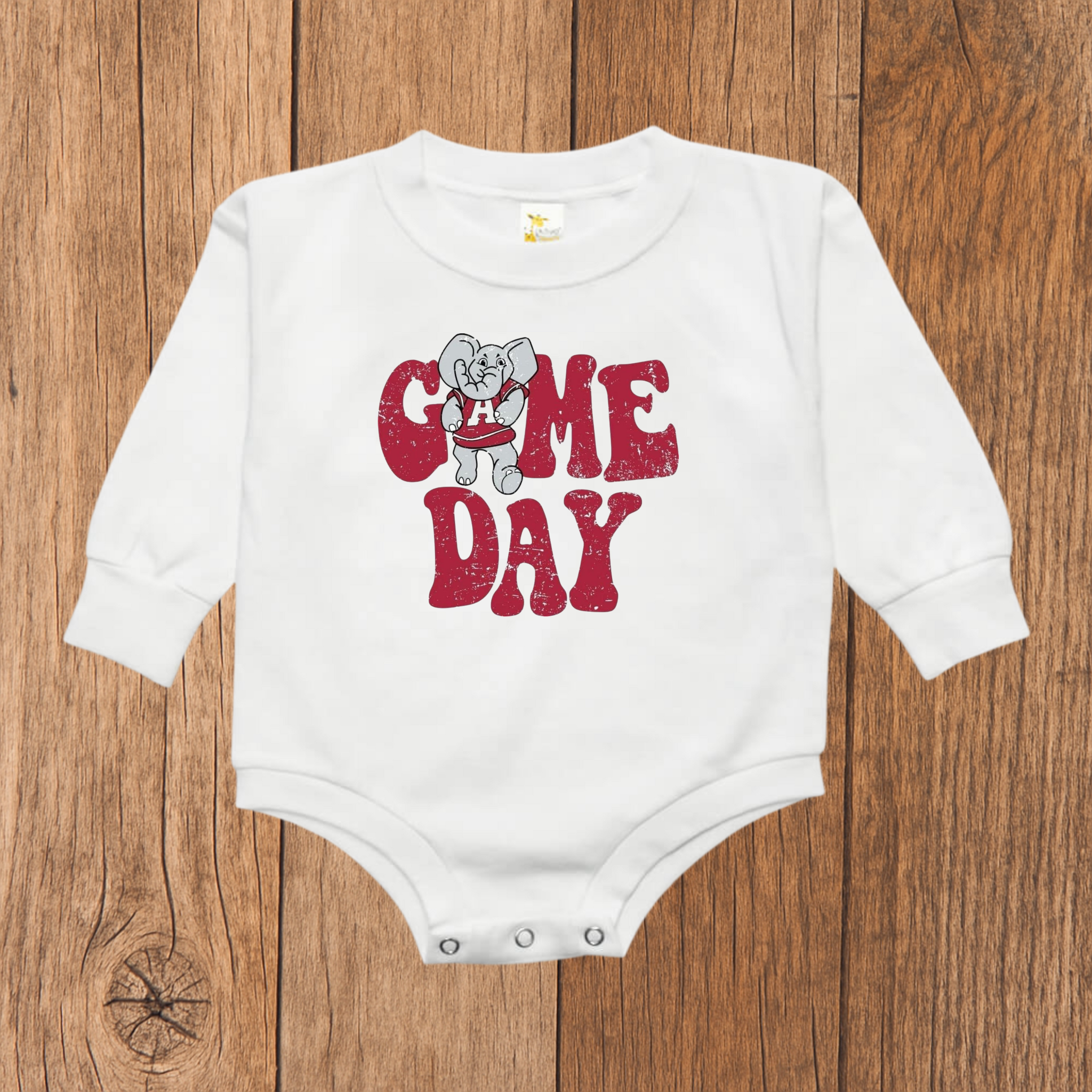 Game Day Alabama Bubble Romper