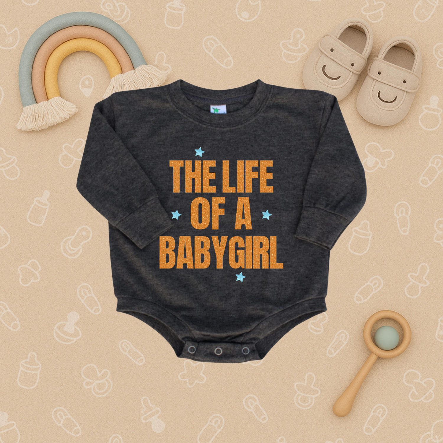 The Life of a Babygirl Bubble Romper