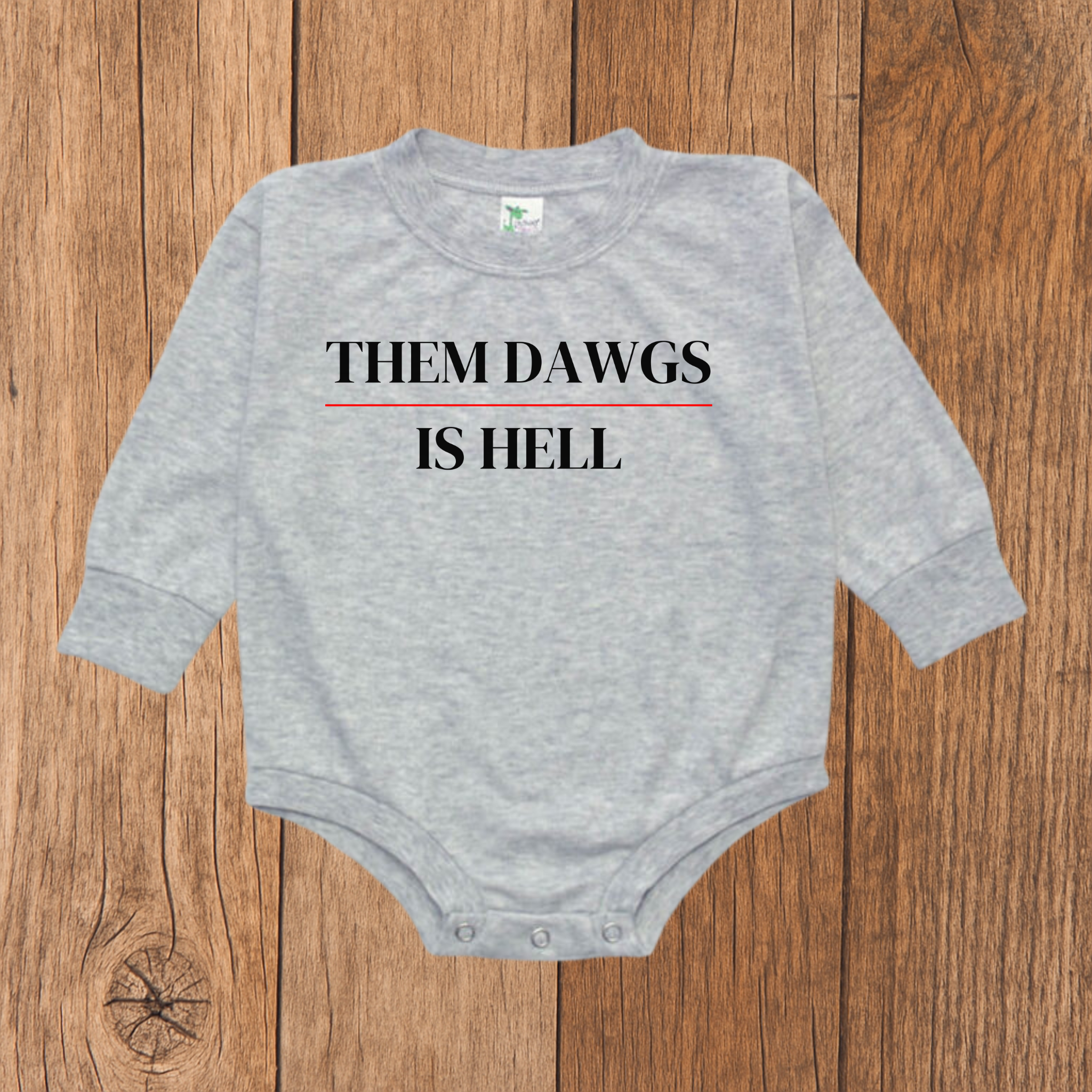 Them Dawgs is Hell Bubble Romper