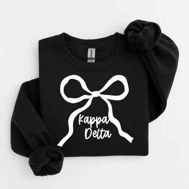 Kappa Delta White Bow Sweater