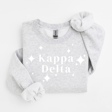 Kappa Delta White Stars Sweater