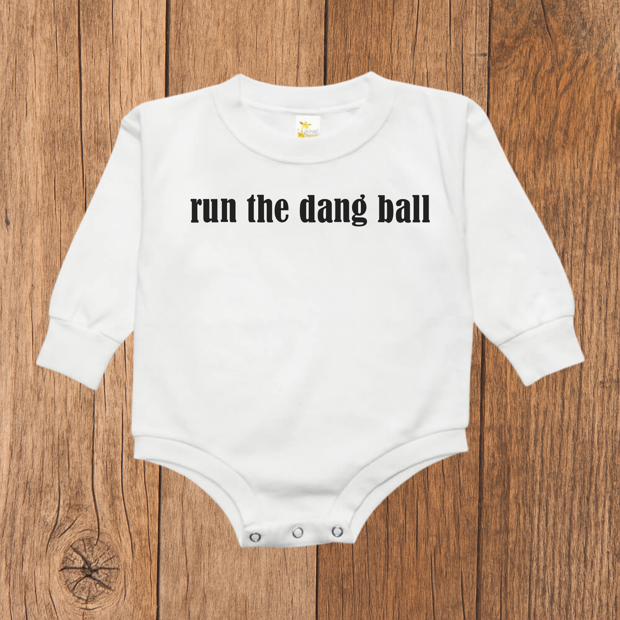 Run the Dang Ball Bubble Romper