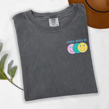 Alpha Delta Pi Smiley Face T-Shirt