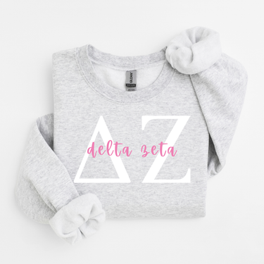Delta Zeta Classic Letters Sweater