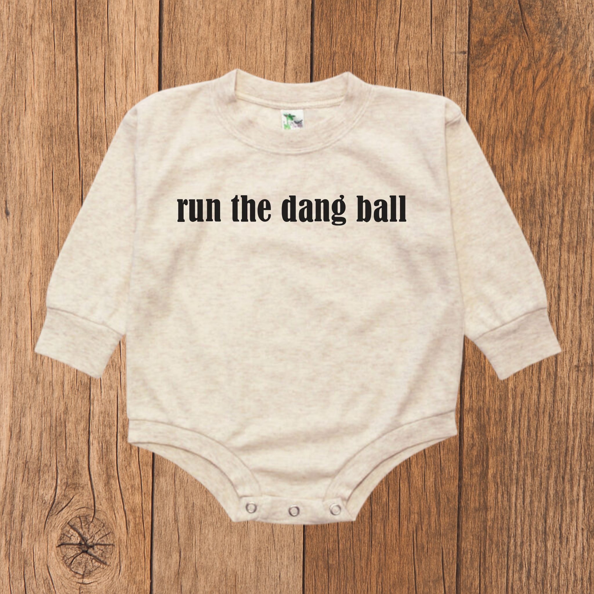 Run the Dang Ball Bubble Romper