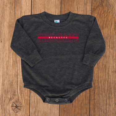 Ohio State Buckeyes Bubble Romper