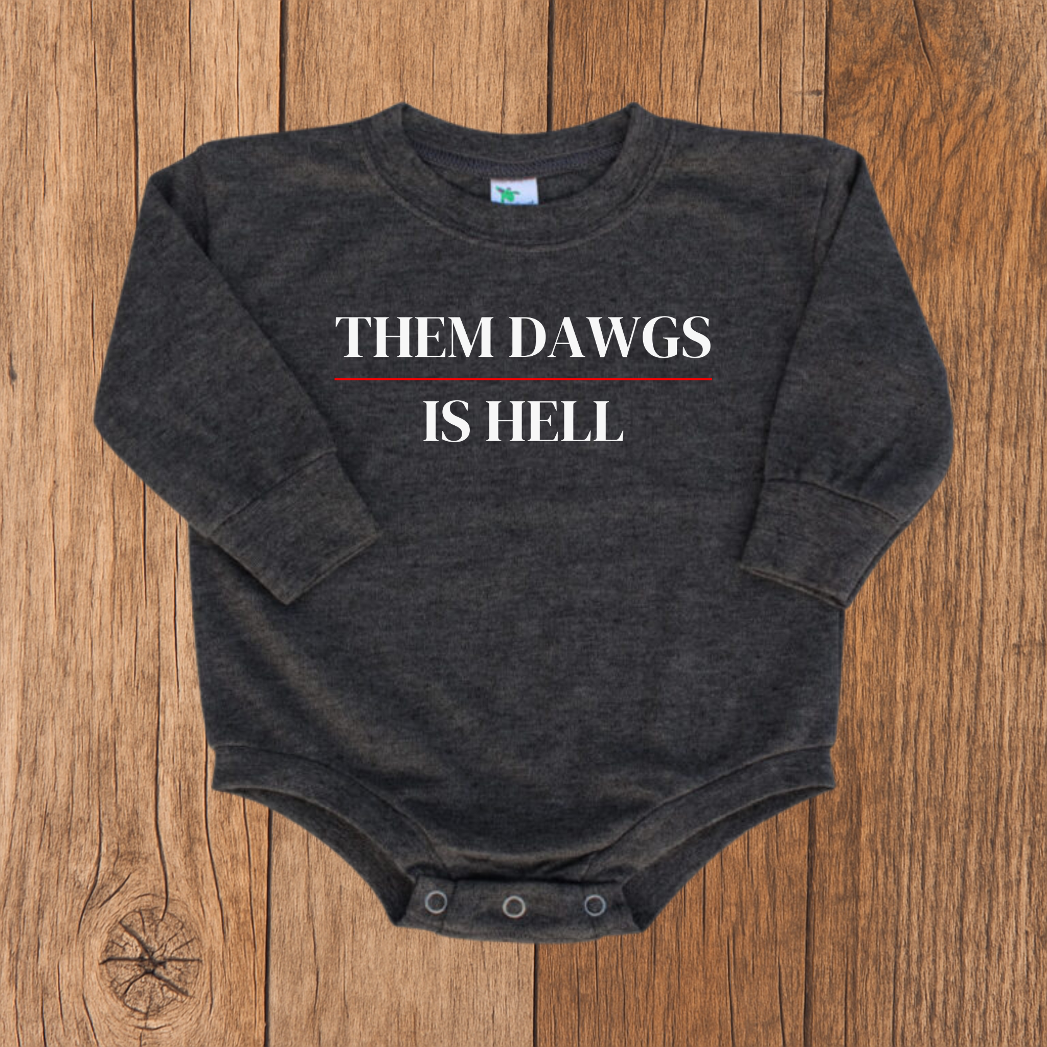 Them Dawgs is Hell Bubble Romper